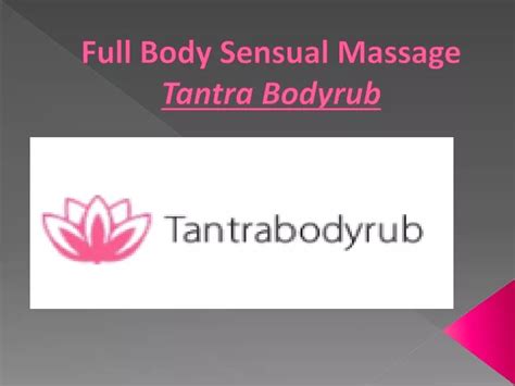 Full Body Sensual Massage Escort Metro